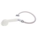 Deck-Mount Sprayer Large Warm White Sprayer w/Elbow, 6' Stainless Steel Hose, Low Profile Holder image number 1