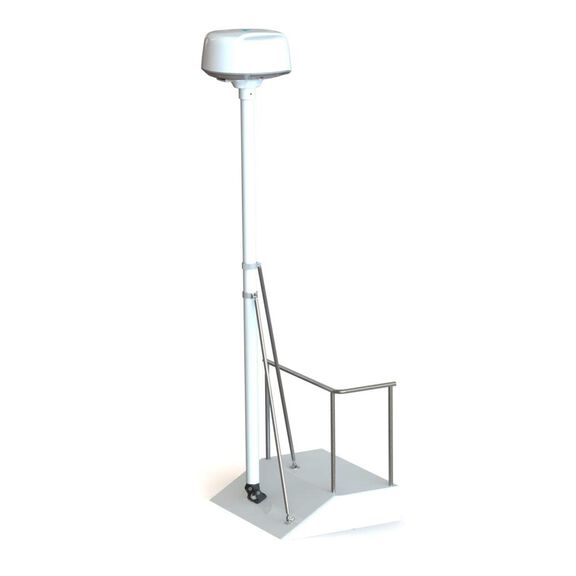 8' Pole Kit with 1" Rail Stand-Off Kit image number 2