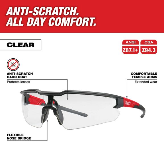 Safety Glasses with Anti-Scratch Lenses image number 1