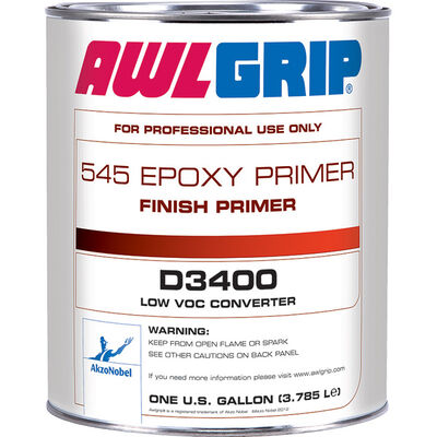 545 Epoxy Finish Primer, D3400 Low Voc Converter, Gallon