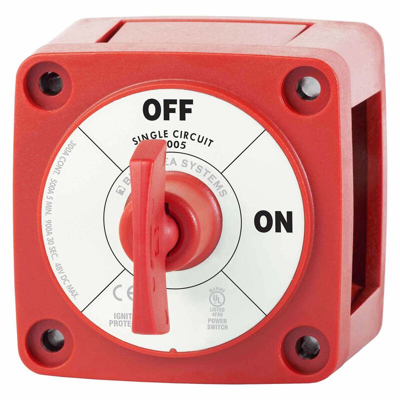 BLUE SEA SYSTEMS M Series Mini Single Circuit ON OFF Battery Switch BLUE SEA SYSTEMS M Series Mini Single Circuit ON OFF Battery Switch