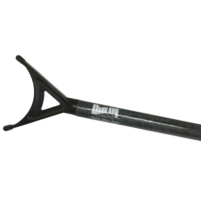DIG IN ANCHORS 14' Fiberglass Push Pole with Extra Tough Anchoring Tip