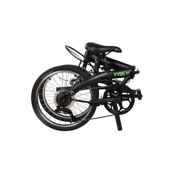 Vybe D7 Folding Bike, Black image number 1