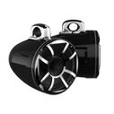 REV 12 HD Black 12" Marine Tower Speakers with XS-B Grille & RGB LED Rings (Pair) image number 0