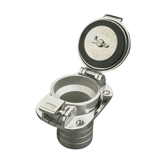Stainless Steel Flip Top Gas Fill Fits 2" ID Hose image number 0