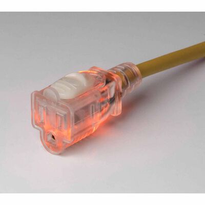 14/3 15A Lighted Extension Cord, 25'
