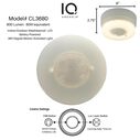 6" IQ America Battery Powered Indoor/Outdoor Motion Activated Ceiling Light, 800 Lumens image number 1