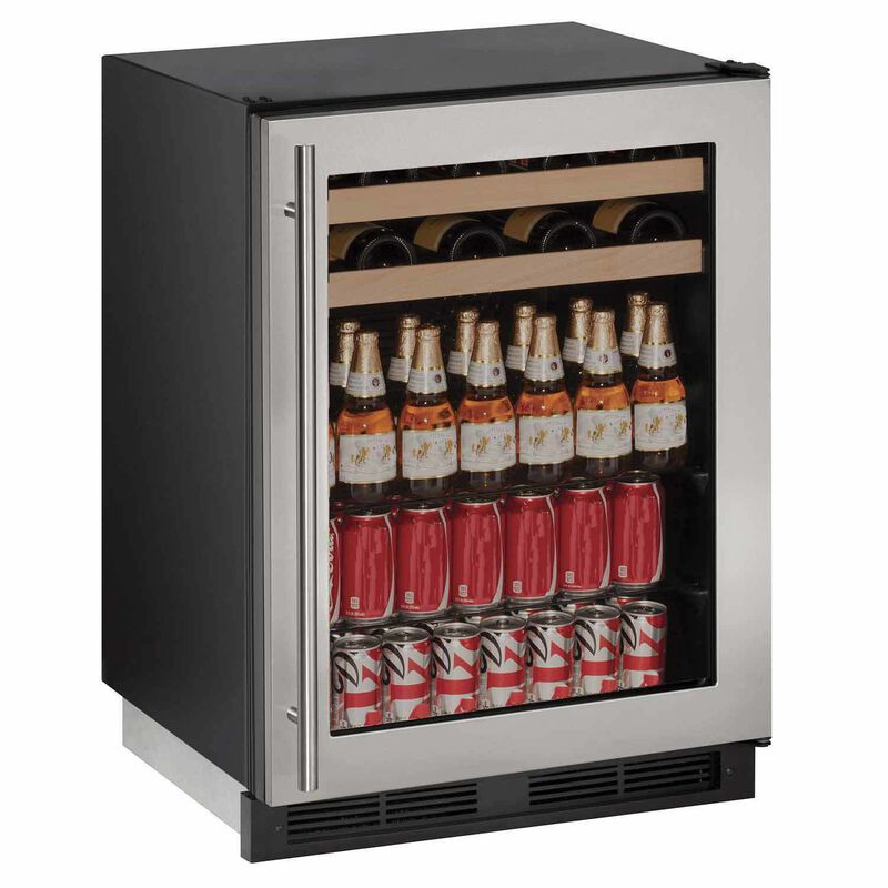 24" Stainless Beverage Center, With Lock image number 0