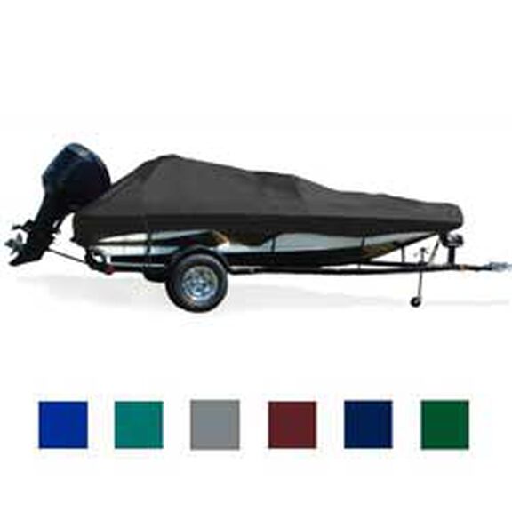 V-Hull Fish and Ski Cover, OB, Gray, Hot Shot, 17'5"-18'4", 96" Beam image number 0