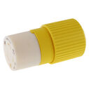 Hubbell Marine Twist-Lock Connector, 30A 125V, Yellow (B-Line) image number 1