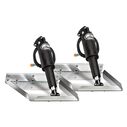 Edge Mount Electro-Polished Trim Tab Kit with 12x12 Plates image number 0