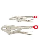 10" Curved Jaw & 6" Long Nose TORQUE LOCK&trade; Locking Pliers Set, 2 Piece image number 0