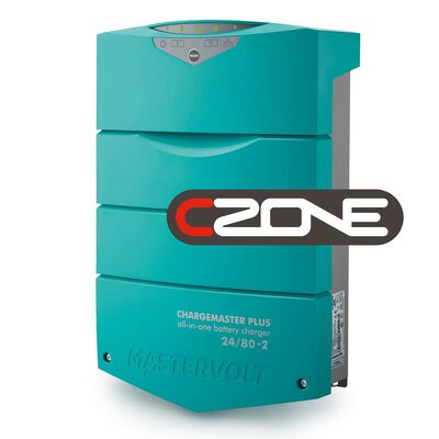 ChargeMaster Plus CZone Battery Charger, 24V, 80 Amp, 2 Banks