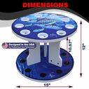 Guy Harvey Wahoo Spinning 9 Fishing Rod Storage Rack, Vertical Fishing Pole Rod Holder image number 6