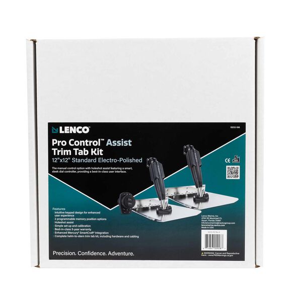 Complete 12" x 12" Standard Trim Tab Kit With Pro Control Assist EP image number 1