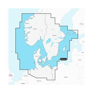 Garmin Navionics+ EU645L Skagerrak and Kattegat, Electronic Chart