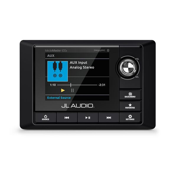 MM100s-BE MediaMaster&reg; Weatherproof (IP66) Premium Marine Media Receiver / Source Unit image number 0