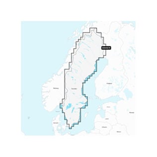 Garmin Navionics Vision+ EU067R Sweden, Lakes and Rivers, Electronic Chart
