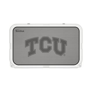 SeaDek Cooler Pad - Collegiate Collection - Fits YETI Tundra 45 - Storm Gray / Black, Texas Christian University