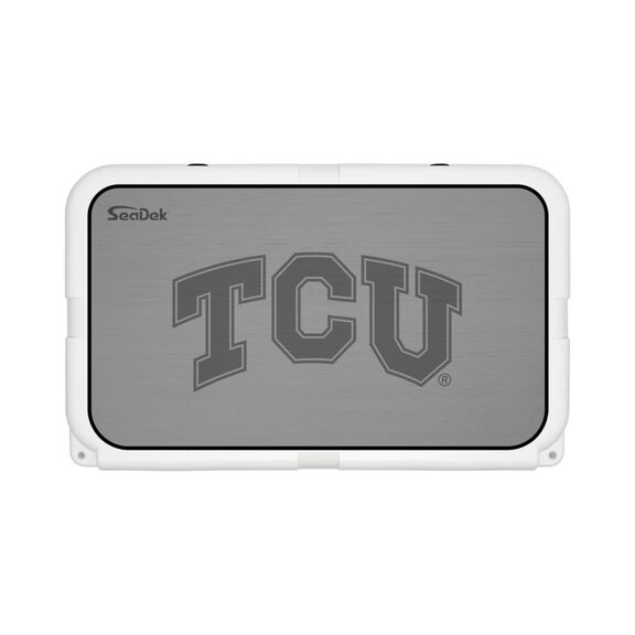 SeaDek Cooler Pad - Collegiate Collection - Fits YETI Tundra 45 - Storm Gray / Black, Texas Christian University image number 0