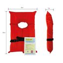 Adult Type II Life Jacket, 4-Pack, Orange image number 1