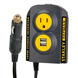 140W Power Inverter: 12V DC to 120V AC Powe