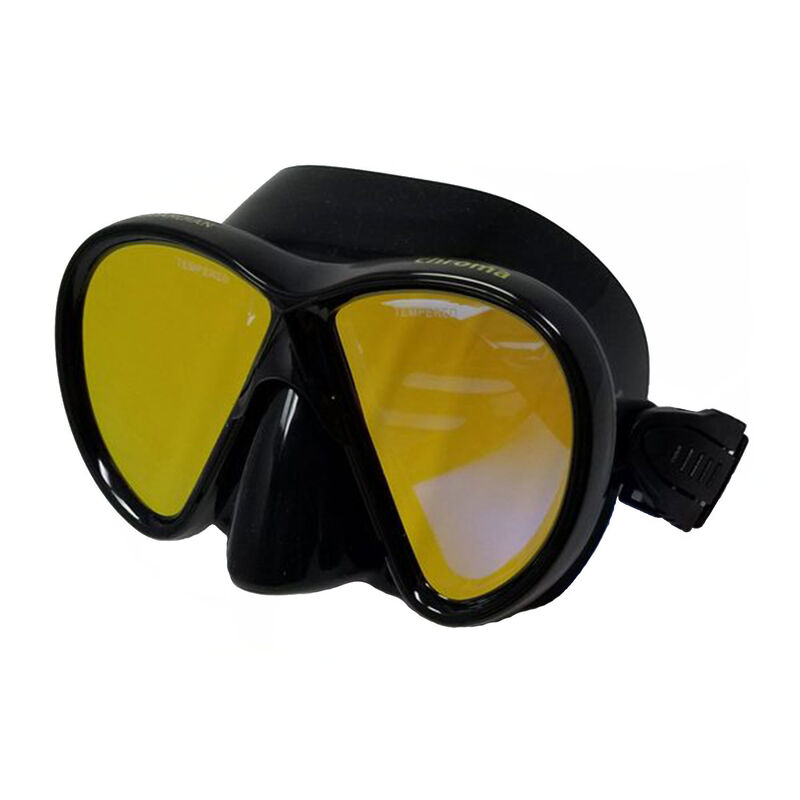 CHROMA HD Black/Gold Mirror Adult Mask image number 0