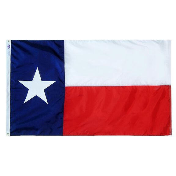 12" x 18" Nylon Texas State Flag image number 0