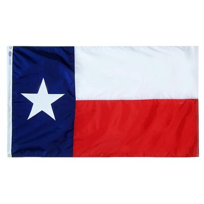 12" x 18" Nylon Texas State Flag