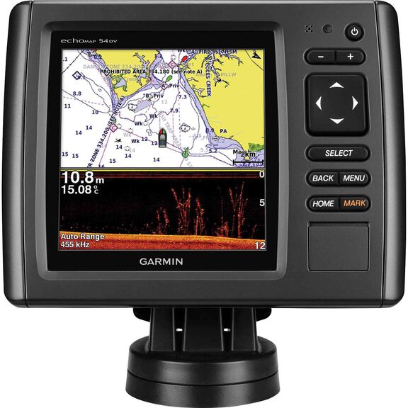 echoMAP™ 54dv Chartplotter/Sonar Combo with DownVü Scanning Sonar - Main Image