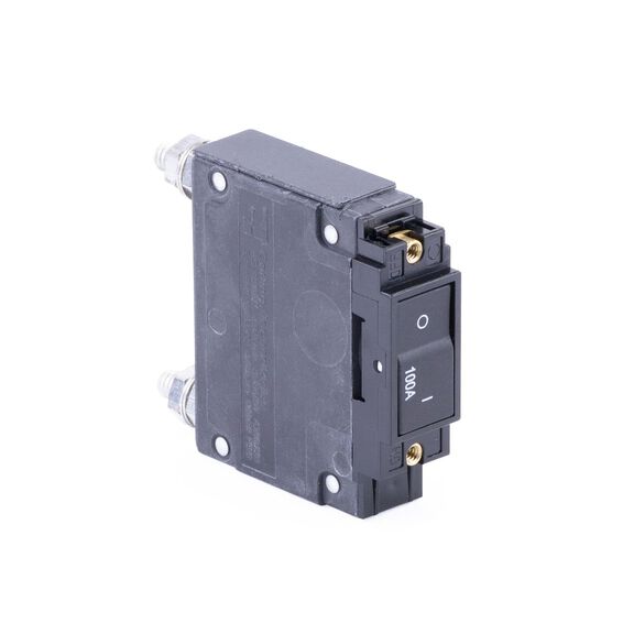Circuit Breaker, Rocker, Flat, Single Pole, 100A image number 0