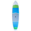 11' Skiff Tough-Tec Stand-Up Paddleboard with Leash image number 1