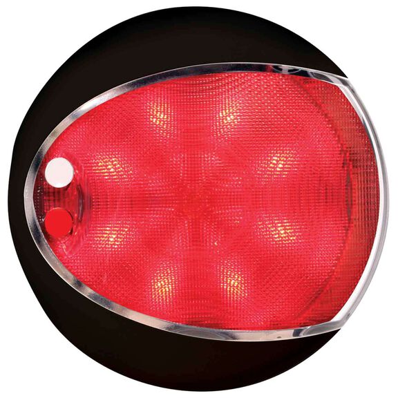 EuroLED&reg; Touch Dome Light Black Housing White/Red image number 0