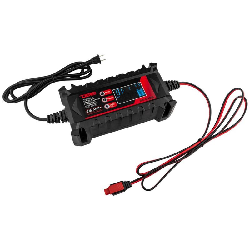 Ds18 Automatic Smart Lithium and AGM Battery Charger and Maintainer, 15A | by West Marine