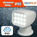 SEAFLO 360&deg; Rotating Remote Control LED Searchlight, 10-30V DC, 2700 Lumens, Wireless Remote, White image number 3