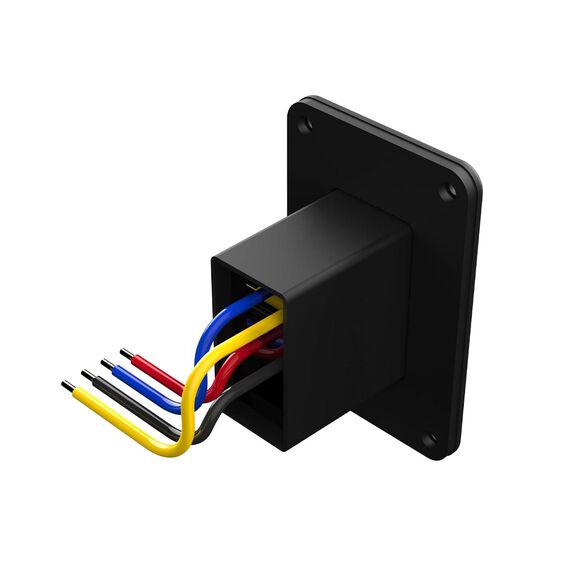 SEAFLO Power Stabilizer Jack Rocker Switch with Wiring Harness, 30A, 12V/24V image number 1