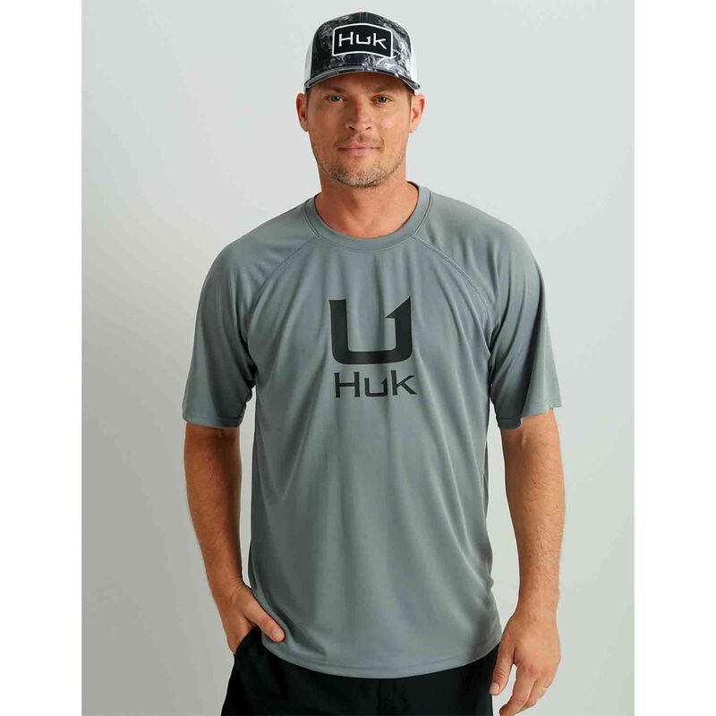 Huk Men's Icon Shirt, in Night Owl, Size Medium | by West Marine