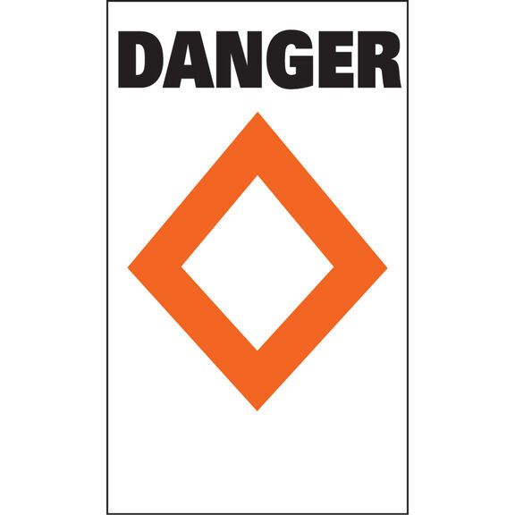 "Danger" Buoy Label image number 0