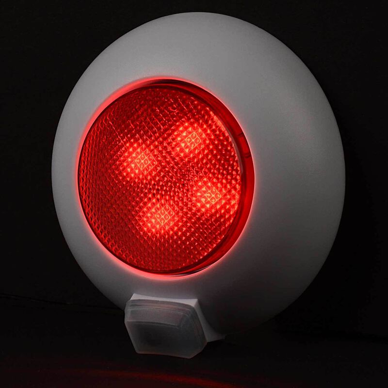 8-LED White/Red Dome Light image number 3