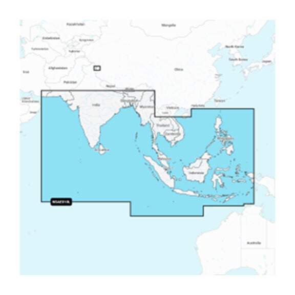 Garmin Navionics+ AE010L Indian Ocean and South China Sea, Electronic Chart image number 0