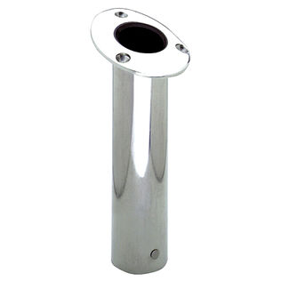 Stainless Steel 15&deg; Flush Mount Rod Holder