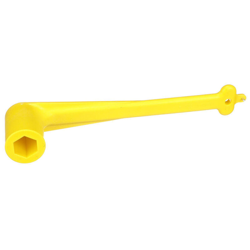 859046Q4 Floating Propeller Wrench - High-Visibility, Lightweight and Durable - For 1-1/16-inch Prop Nuts - Yellow image number 0