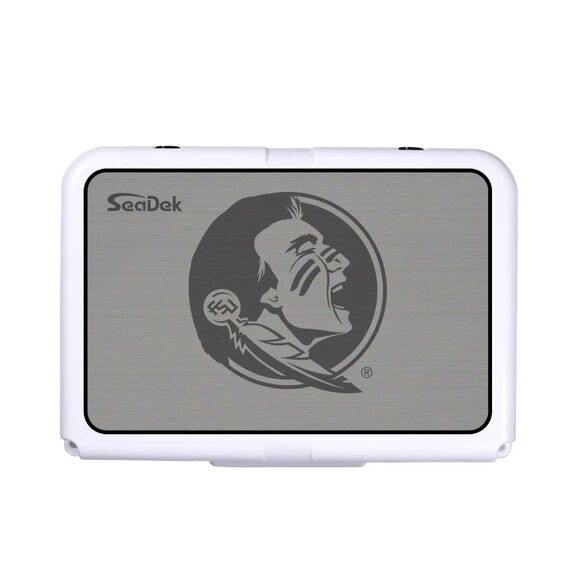 SeaDek Cooler Pad - Collegiate Collection - Fits RTIC 20 - Storm Gray / Black, Florida State University image number 0