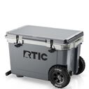 RTIC 52 QT Ultra-Light Wheeled Cooler, Dark Grey & Cool Grey image number 1