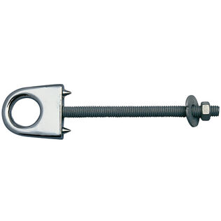 3/8" X 4 5/8" Chrome-Plated Zinc Bow Eye