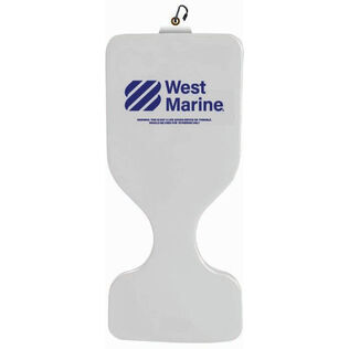Tetherable Water Saddle with Carabiner, White