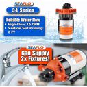 SEAFLO 34 Series 12V Water Pressure Diaphragm Pump, 1.6 GPM, 100 PSI image number 3