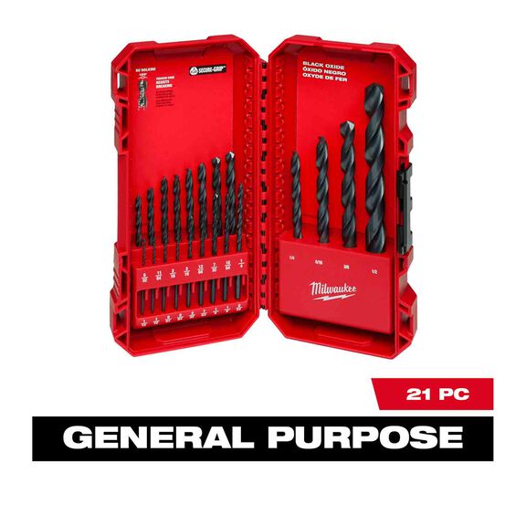 THUNDERBOLT&reg; Black Oxide Drill Bit Set, 21 Piece image number 0