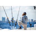 Men's Blue Gold Chasing Latitudes Premium Hooded Shirt image number 5