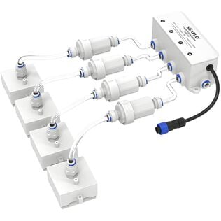 SEAFLO Dry Bilge 4-Zone Splitter System 24V Marine Solenoid Valve
